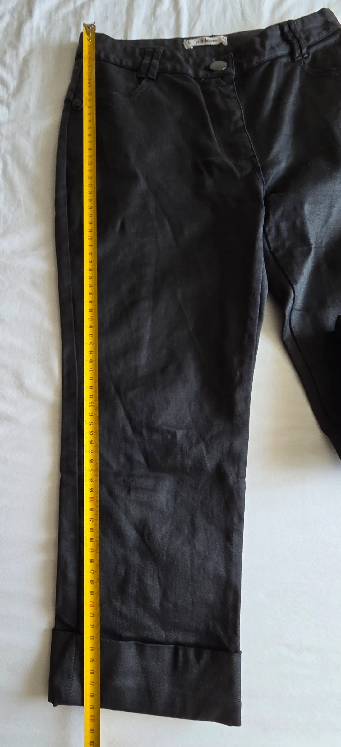 Pantalón corto negro revestido 38 M Petit Baigneur pantalón corto brillante – photo 12